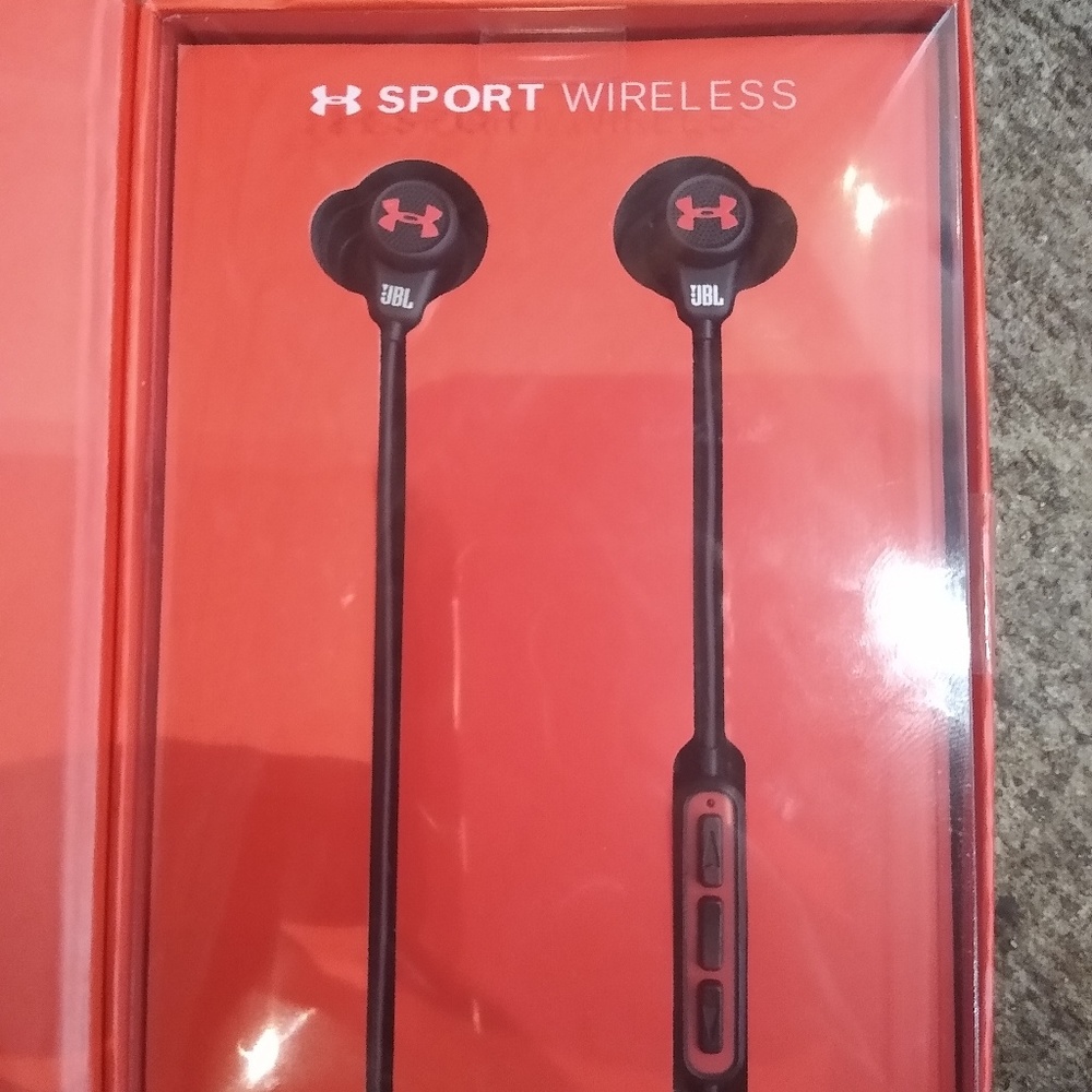 Under Armour and JBL by Harman Wireless earbuds